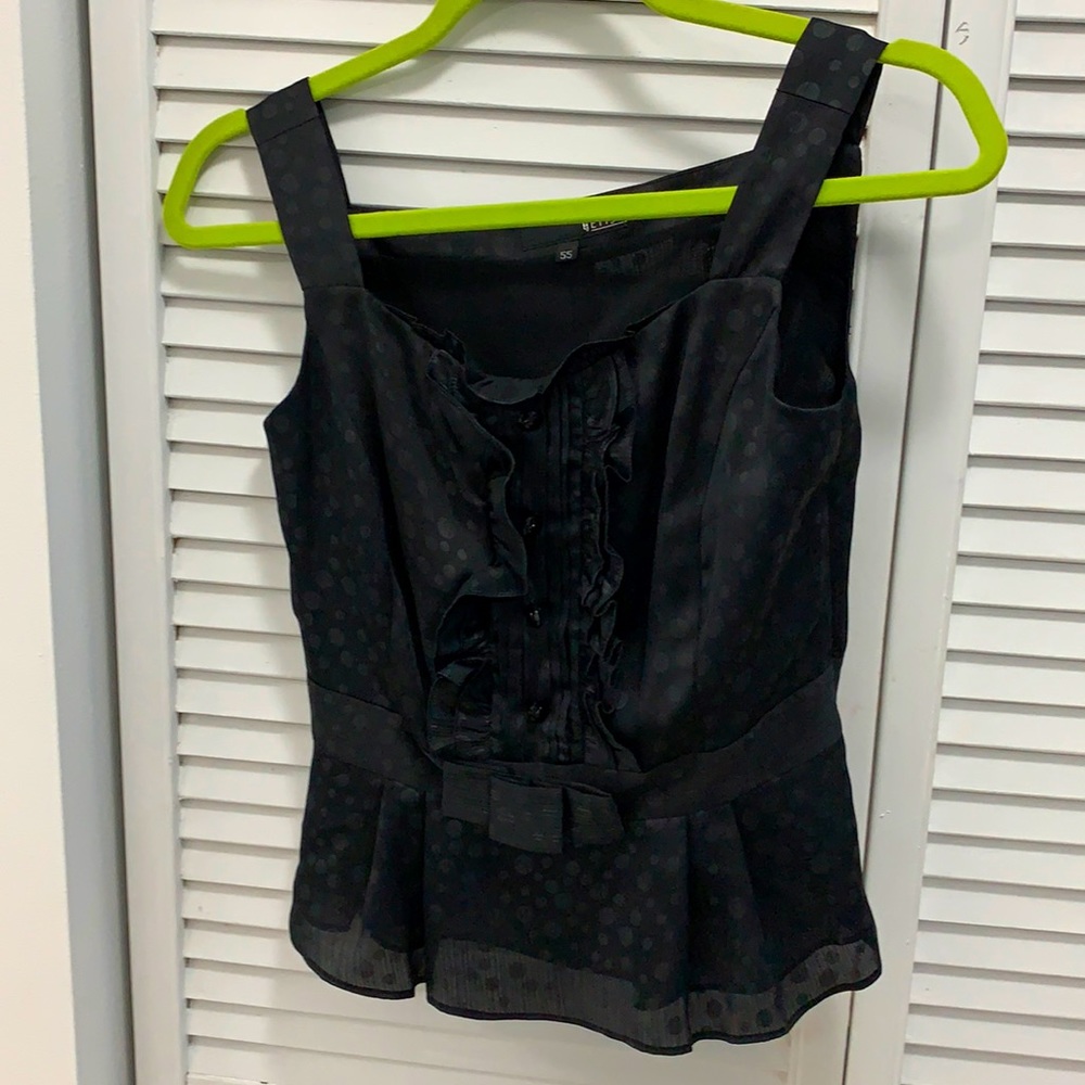 YETTS elegant blouse timeless unique made in Korea NWOT